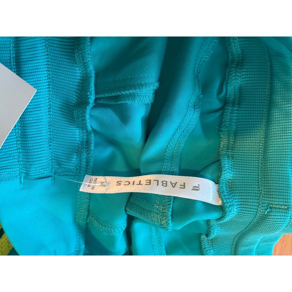 NWT Fabletics Scrub Jogger Pants Womens Medium Teal READ - Picture 5 of 8